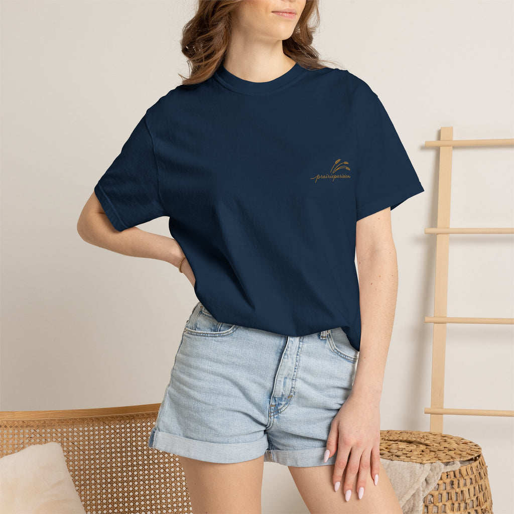 T-shirt Prairie Parisienne- Broderie Signature