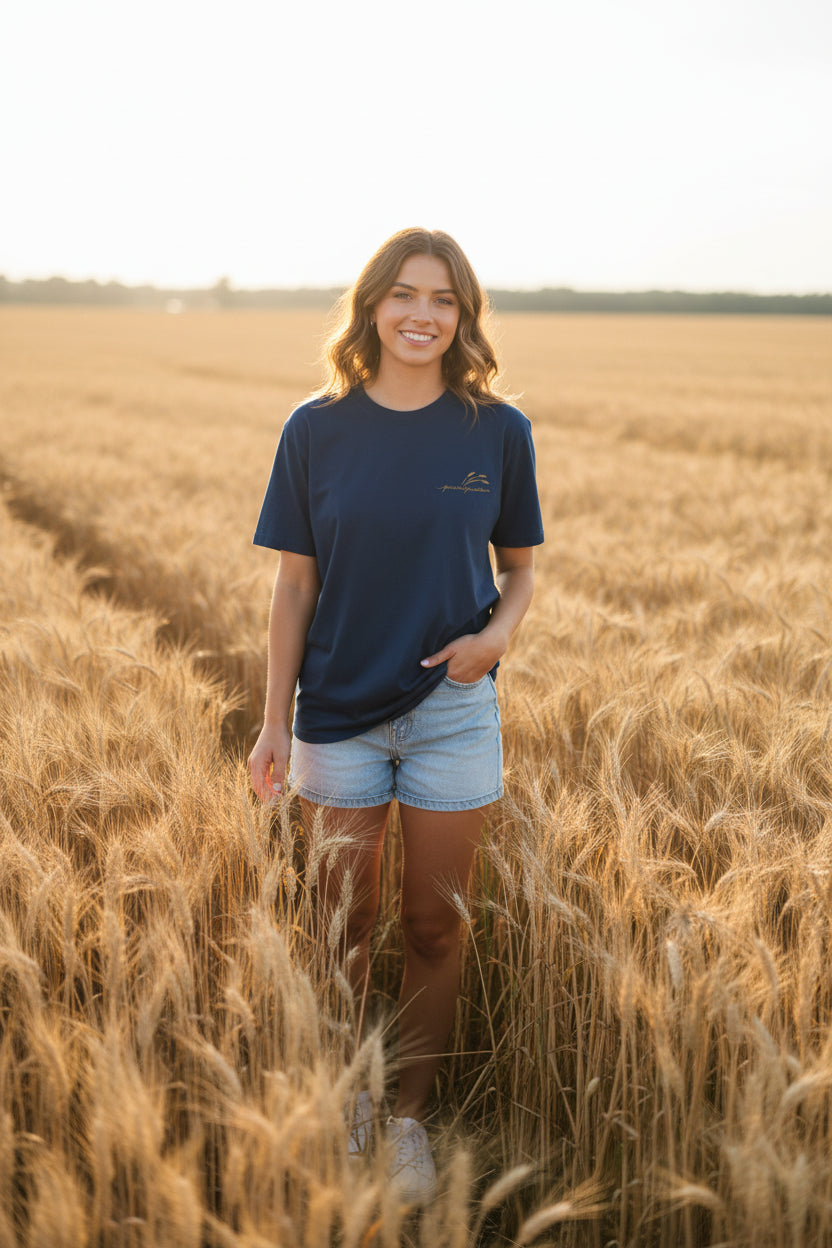 T-shirt Prairie Parisienne- Broderie Signature