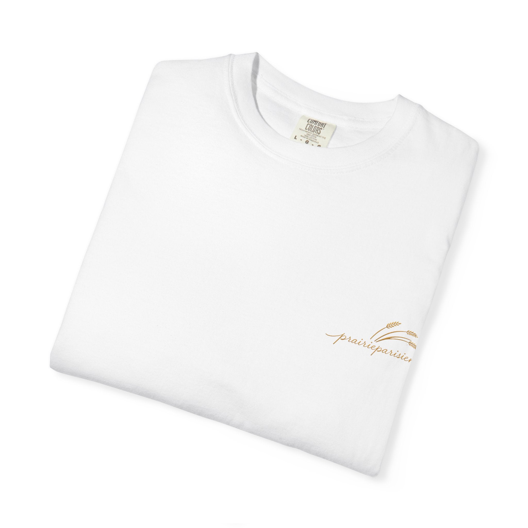 T-shirt Prairie Parisienne- Broderie Signature