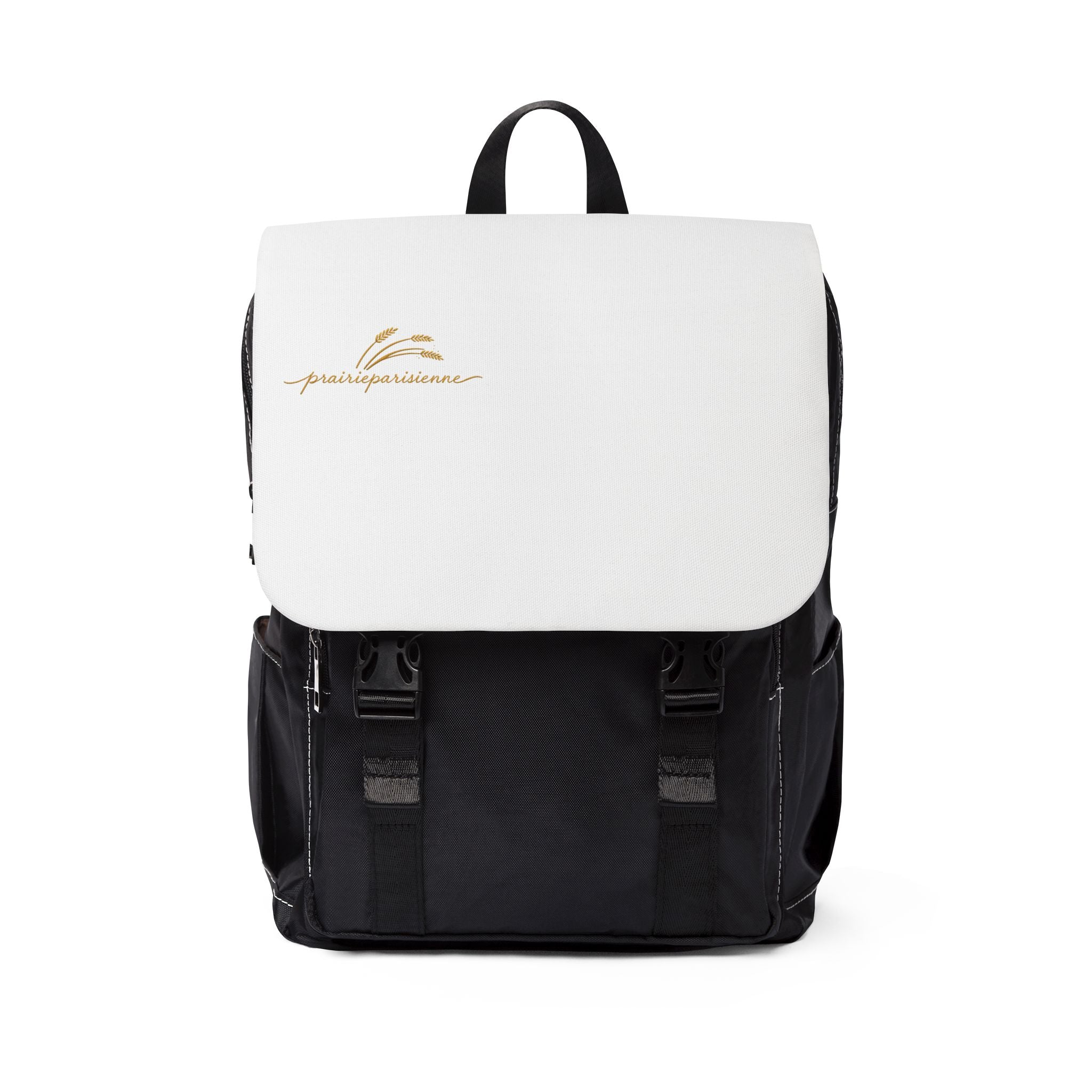 Sac à dos Signature Prairie Parisienne - Ecru & Noir